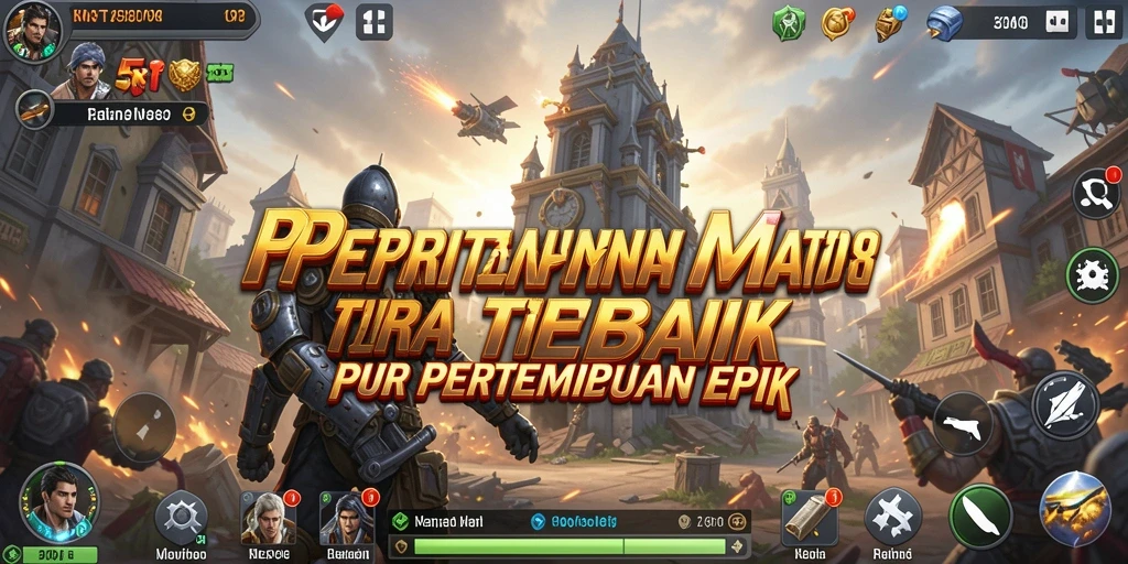 Tampilan gameplay menara pertahanan yang seru dan menantang.