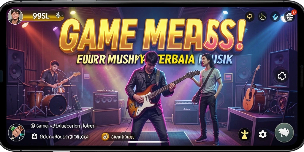 Tampilan menarik dari gameplay 99SL yang penuh musik.