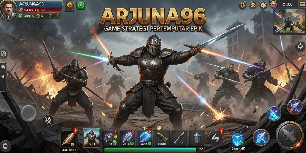 Gameplay ARJUNA96 yang menarik dan strategis dalam pertempuran SLG.