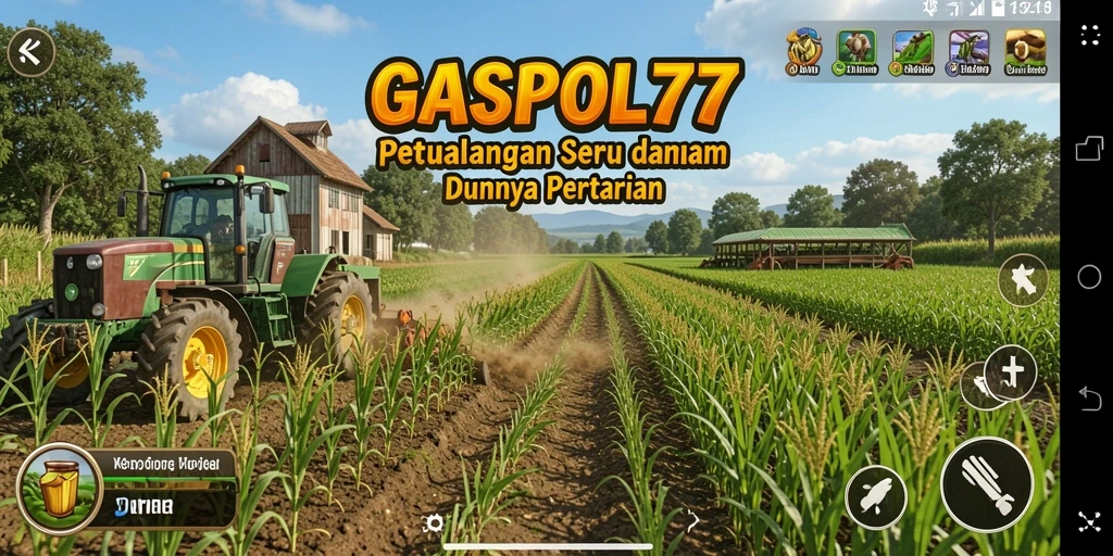 Gameplay seru dalam <strong>GASPOL77</strong> menunjukkan keindahan dunia pertanian.