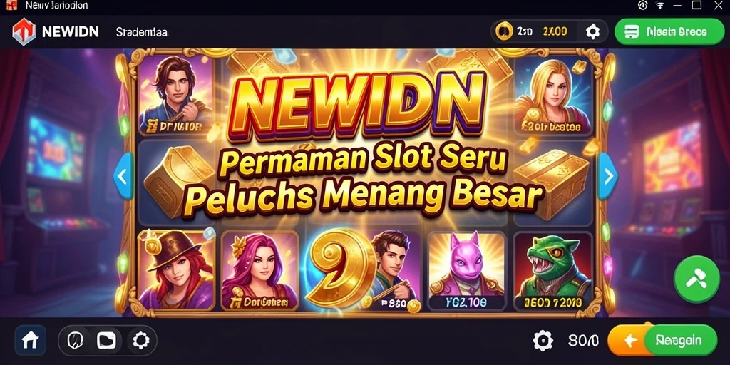 Tampilan gameplay Slot di NEWIDN dengan nuansa yang menarik.