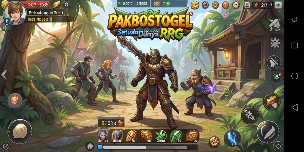 Tampilan gameplay seru di dunia <strong>PAKBOSTOGEL</strong> dengan petualangan RPG yang menantang.