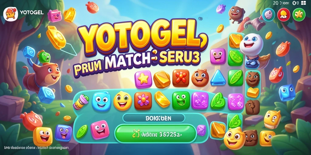 Tampilan gameplay YOTOGEL yang penuh warna dan menarik.